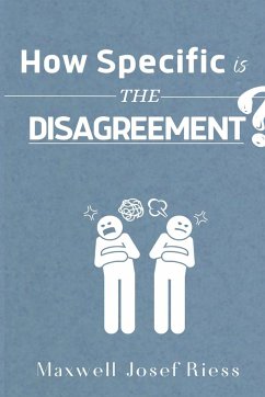 How specific is the disagreement? - Josef Riess, Maxwell