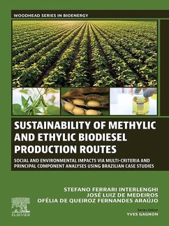 Sustainability of Methylic and Ethylic Biodiesel Production Routes (eBook, ePUB) - Interlenghi, Stefano Ferrari; Medeiros, José Luiz de; Araújo, Ofélia de Queiroz Fernandes