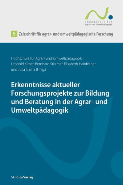 Zeitschrift für agrar- und umweltpädagogische Forschung 5 (eBook, ePUB) Zeitschrift für agrar- und umweltpädagogische Forschung 5 (eBook, ePUB)