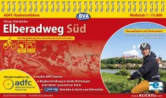 ADFC-Radreiseführer Elberadweg Süd 1:75.000 praktische Spiralbindung, reiß- und wetterfest, GPS-Tracks Download - Steinbicker, Otmar