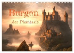 Burgen der Phantasie (Wandkalender 2024 DIN A3 quer), CALVENDO Monatskalender - Krüger, Doris