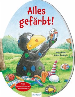 Der kleine Rabe Socke: Alles gefärbt! Konturgestanzt - Moost, Nele