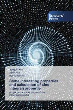 Some interesting properties and calculation of sinc integralspropertie - Kim, Sungjin;Choe, IlSu;Kim, HyonChol