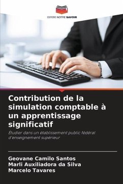 Contribution de la simulation comptable à un apprentissage significatif - Santos, Geovane Camilo;Silva, Marli Auxiliadora da;Tavares, Marcelo