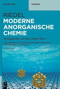 Riedel Moderne Anorganische Chemie (eBook, PDF) - Gudat, Dietrich; Janiak, Christoph; Meyer, Hans-Jürgen; Schulzke, Carola