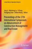 Proceedings of the 27th International Symposium on Advancement of Construction Management and Real Estate (eBook, PDF)