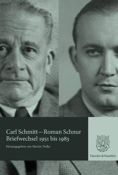 Briefwechsel 1951 bis 1983 - Schnur, Roman;Schmitt, Carl