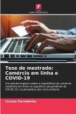 Tese de mestrado: Comércio em linha e COVID-19