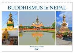 BUDDHISMUS in NEPAL (Wandkalender 2024 DIN A3 quer), CALVENDO Monatskalender
