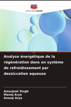 Cover Analyse énergétique de la régénération dans un système de refroidissement par dessiccation aqueuse
