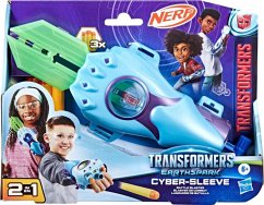 Nerf Transformers EarthSpark Cyber-Sleeve, 2in1 Battle Blaster mit 3 Darts