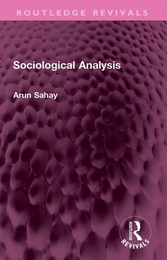 Cover Sociological Analysis (eBook, PDF)