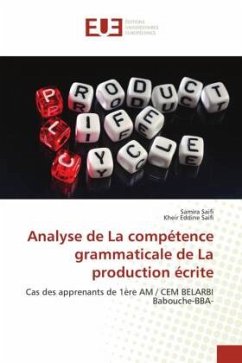 Analyse de La compétence grammaticale de La production écrite - Saifi, Samira;Saifi, Kheir Eddine