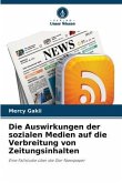 Die Auswirkungen der sozialen Medien auf die Verbreitung von Zeitungsinhalten