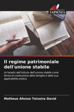 Cover Il regime patrimoniale dell'unione stabile