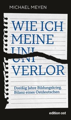 Cover Wie ich meine Uni verlor