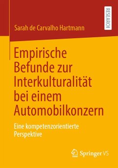 Empirische Befunde zur Interkulturalität bei einem Automobilkonzern (eBook, PDF) - de Carvalho Hartmann, Sarah