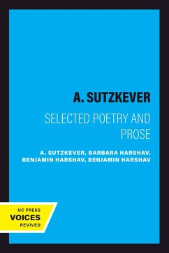 Cover A. Sutzkever (eBook, ePUB)
