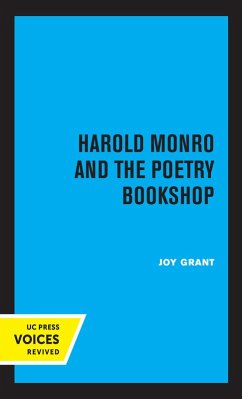 Cover Harold Monro and the Poetry Bookshop (eBook, ePUB)