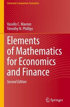 Elements of Mathematics for Economics and Finance - Mavron, Vassilis C.;Phillips, Timothy N.