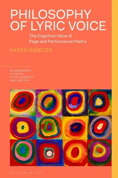 Philosophy of Lyric Voice (eBook, PDF) - Simecek, Karen
