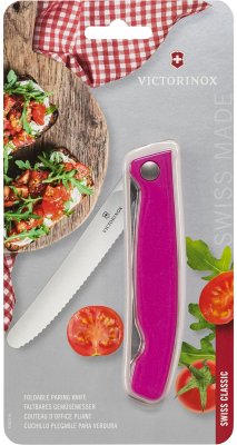 Victorinox Swiss Classic faltbares Gemüsemesser pink