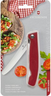 Victorinox Swiss Classic faltbares Gemüsemesser rot