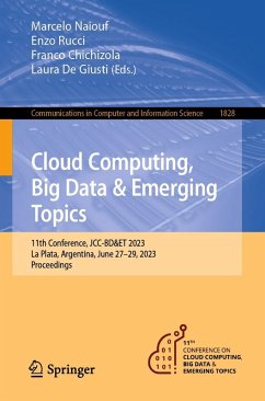 Cloud Computing, Big Data & Emerging Topics (eBook, PDF)