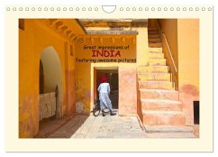 Great impressions of INDIA featuring awesome pictures (Wall Calendar 2024 DIN A4 landscape), CALVENDO 12 Month Wall Calendar