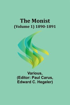 Cover The Monist (Volume 1) 1890-1891