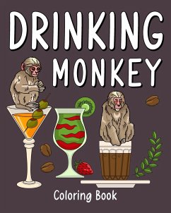 Drinking Monkey Coloring Book - Paperland