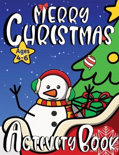Merry Christmas Activity Book For Kids - World, Zazuleac; Zazuleac, Elizabeth Victoria; Zazuleac, Eleanor Anna
