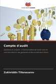 Compte d'audit