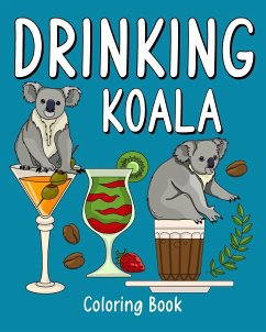 Cover Drinking Koala Coloring Book