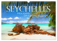 Seychelles, Holidays on Exotic Islands (Wall Calendar 2024 DIN A3 landscape), CALVENDO 12 Month Wall Calendar - Bilkova, Helena