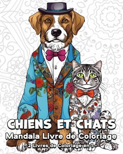 Chiens et Chats Mandala Livre de Coloriage - Bb, Lea Schöning