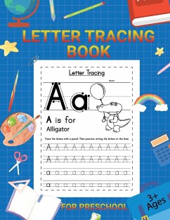 Letter Tracing Book for Kids 3+ - Bidden, Laura