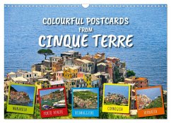 Colourful Postcards from Cinque Terre (Wall Calendar 2024 DIN A3 landscape), CALVENDO 12 Month Wall Calendar - Ratzer, Reinhold
