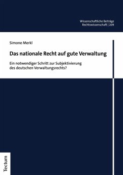 Das nationale Recht auf gute Verwaltung (eBook, PDF) - Merkl, Simone