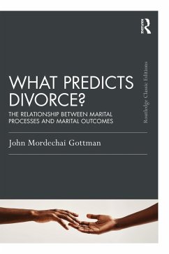 What Predicts Divorce? (eBook, ePUB) - Gottman, John