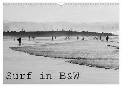 Surf in B&W (Wall Calendar 2024 DIN A3 landscape), CALVENDO 12 Month Wall Calendar