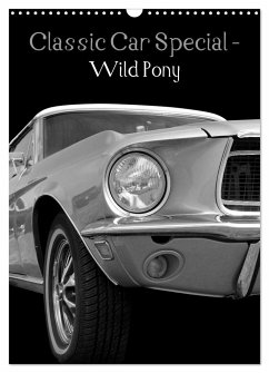 Classic Car Special - Wild Pony (Wall Calendar 2024 DIN A3 portrait), CALVENDO 12 Month Wall Calendar