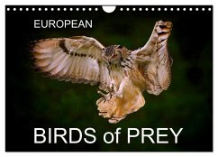 EUROPEAN BIRDS of PREY (Wall Calendar 2024 DIN A4 landscape), CALVENDO 12 Month Wall Calendar