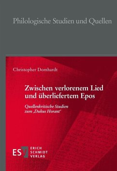 Zwischen verlorenem Lied und überliefertem Epos (eBook, PDF) - Domhardt, Christopher