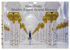 Abu Dhabi - Sheikh Zayed Grand Mosque (Wall Calendar 2024 DIN A4 landscape), CALVENDO 12 Month Wall Calendar