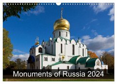 Monuments of Russia 2024 (Wall Calendar 2024 DIN A3 landscape), CALVENDO 12 Month Wall Calendar