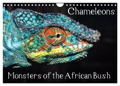 Chameleons Monsters of the African Bush (Wall Calendar 2024 DIN A4 landscape), CALVENDO 12 Month Wall Calendar - Hellier, Chris
