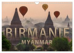 BIRMANIE MYANMAR (Calendrier mural 2024 DIN A4 vertical), CALVENDO calendrier mensuel - BuddhaART, BuddhaART