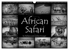 African Safari (Wall Calendar 2024 DIN A3 landscape), CALVENDO 12 Month Wall Calendar - Krueger, Carsten