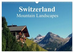 Switzerland - Mountain Landscapes (Wall Calendar 2024 DIN A3 landscape), CALVENDO 12 Month Wall Calendar - Schneider, Peter